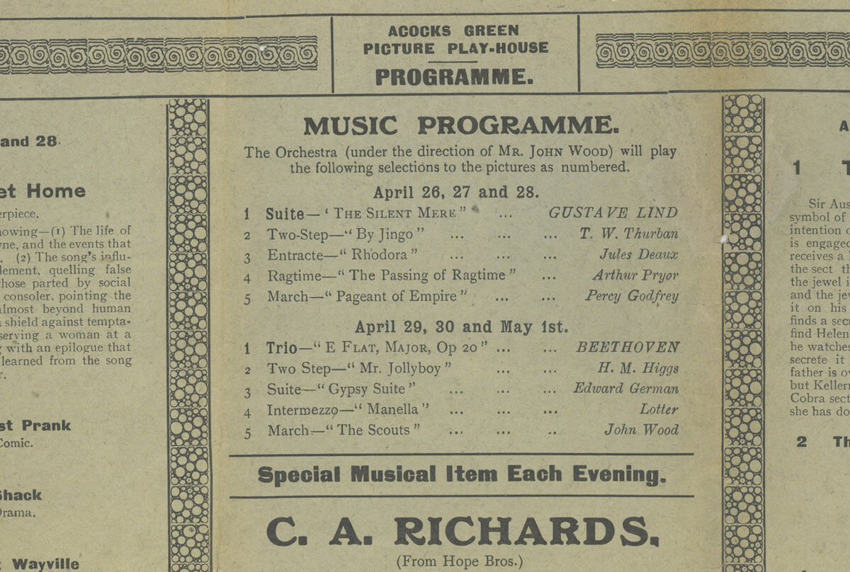 Music programme