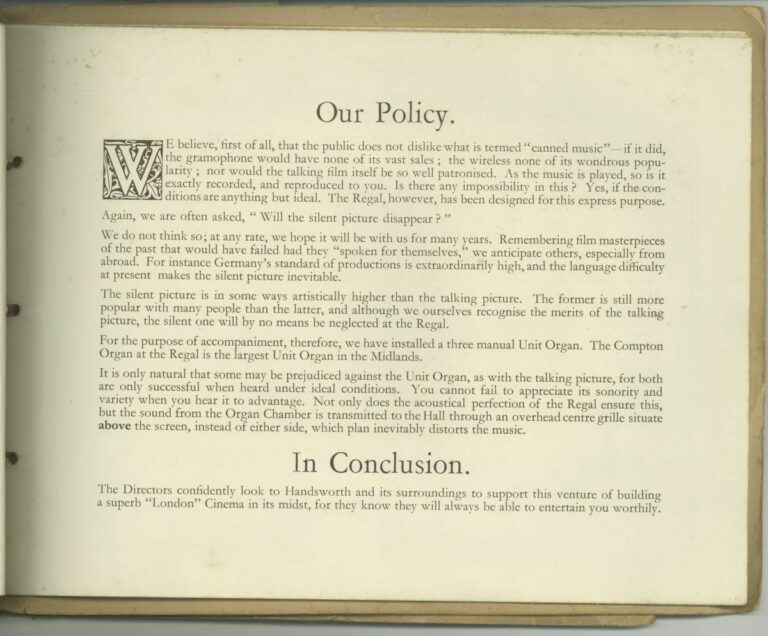 BirminghamLives_12_Handsworth_Regal_1929_Programme