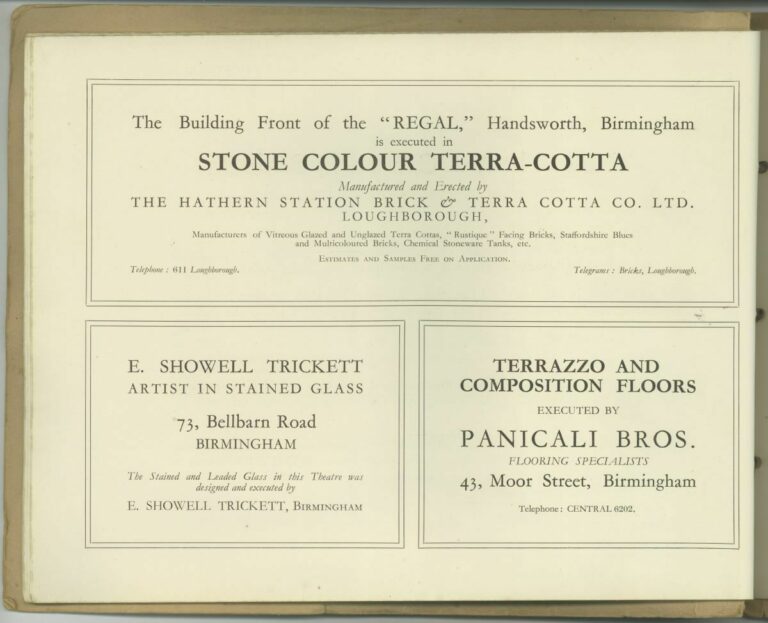 BirminghamLives_21_Handsworth_Regal_1929_Programme