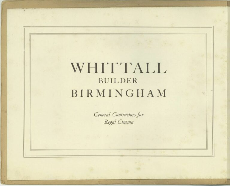 BirminghamLives_3_Handsworth_Regal_1929_Programme